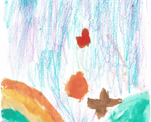 The sunset under the rainbow by Anna The sunset under the rainbow by Anna